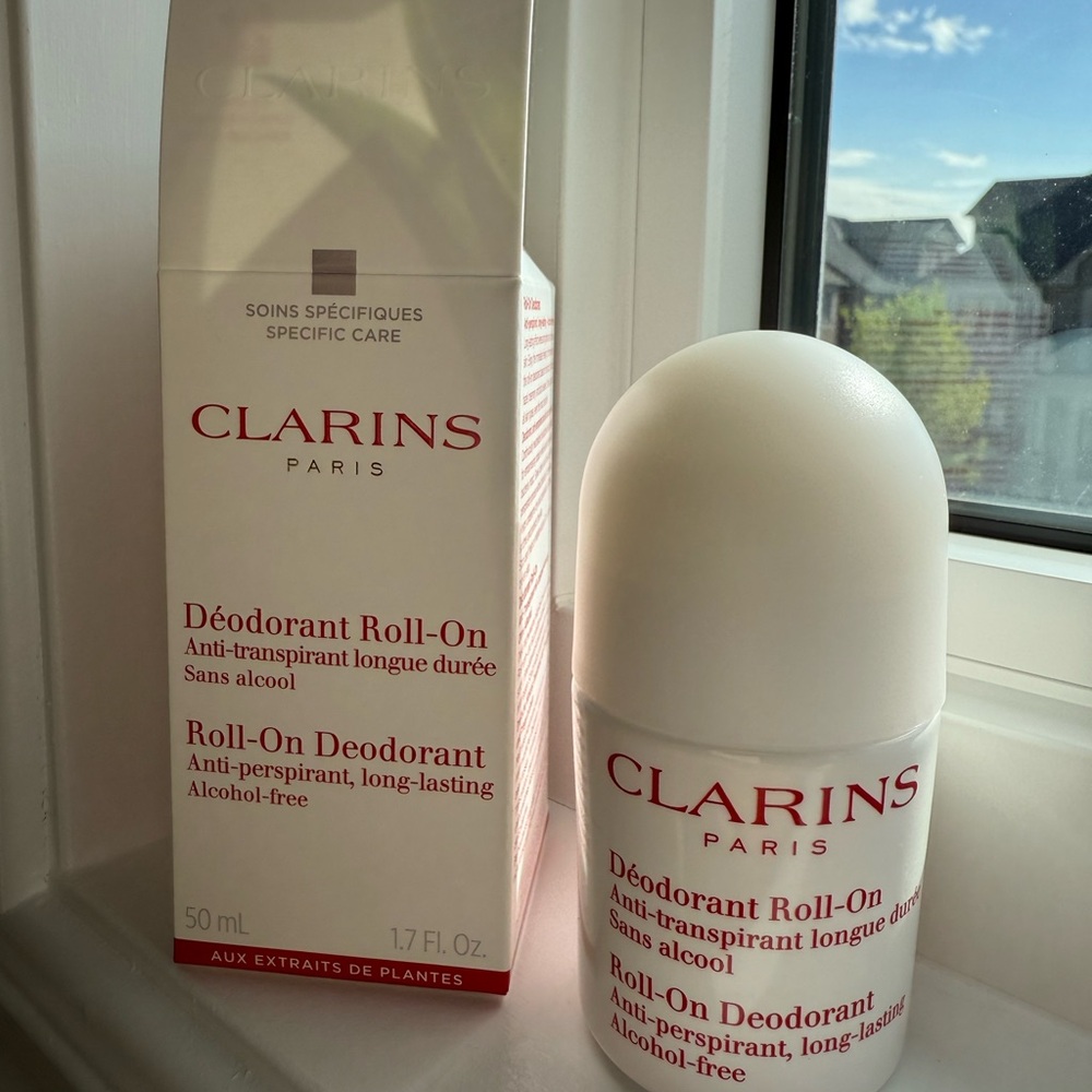 Clarins White Roll-On Deodorant Women